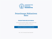 Tablet Screenshot of pmb.maranatha.edu