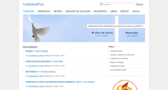 Desktop Screenshot of maranatha.es