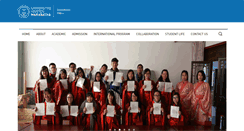 Desktop Screenshot of international.maranatha.edu